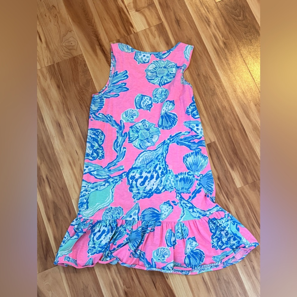 Lilly Pulitzer Pink and Blue Kids Casual Dress